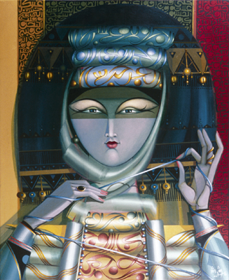 Nefertiti <br>(100x80cm) 2000