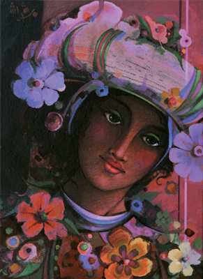Portrait floral 1 <br>(24x33cm) 